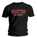 T-shirt Led Zeppelin - Logo & Symbols