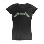 T-Shirt Metallica - Master Logo Vintage - Femme