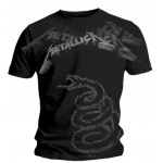 T-Shirt Metallica - Black Album Faded