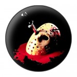 Badge Friday The 13th - Stabbed Mask