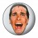 Badge American Psycho - Bloody Face