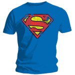 T-shirt Superman bleu - Logo