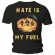 T-shirt Destruction - Hate is my Fuel