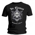 T-Shirt In Flames - Demonic Force