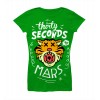 T-shirt 30 Seconds To Mars - Green Tiger - Femme