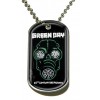 Pendentif Dog Tag Green Day - Gas Mask