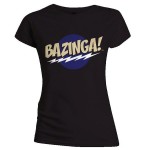 T-shirt The Big Bang Theory - Bazinga - Femme