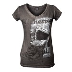 T-shirt Alchemy - Death With Roses - Femme