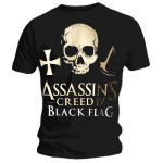 T-shirt Assassins Creed IV - Golden Logo Skull