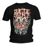 T-shirt Suicide Silence - Double Skull