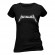 T-shirt Metallica - Sliced Logo - Femme