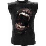 T-shirt Sans Manche Spiral - Goth Fangs