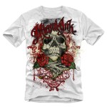 T-Shirt Miami Ink - Skull And Roses