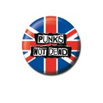 Badge Punks Not Dead