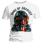 T-shirt Sons of Anarchy - Flame Skull