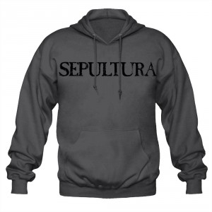 Sweat à Capuche Sepultura - Logo Grey