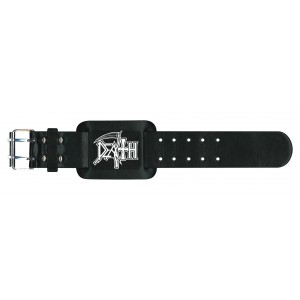 Bracelet cuir Death - Logo