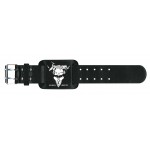 Bracelet cuir Venom - Black Metal