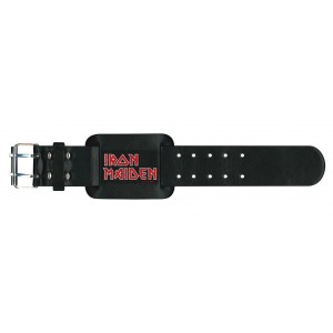 Bracelet cuir Iron Maiden - Logo