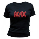 T-shirt AC/DC - Red Logo - Femme