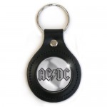 Porte-clé AC/DC cuir - Logo