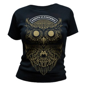 T-shirt Asking Alexandria - Owl - Femme