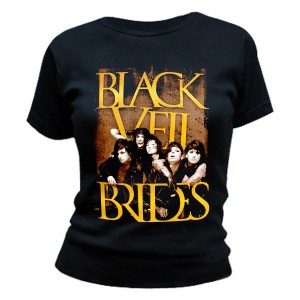 T-shirt Black Veil Brides - Golden - Femme