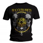 T-shirt Black Veil Brides - Grey Skull