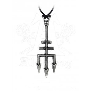 Pendentif Alchemy - Black Trinity Trident