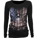 T-shirt Manches Longues Spiral - Liberty USA - Femme