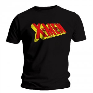 T-shirt X-Men - Logo 3D Black