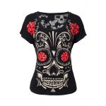 T-shirt Jawbreaker - Sugar Skull & Roses - Femme