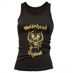 T-shirt Motorhead - Top England Gold - Femme