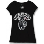 T-shirt Sons of Anarchy - Death Reaper Patch - Femme