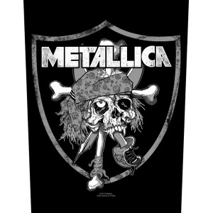 Back Patch Metallica - Raiders Skull