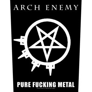 Back Patch Arch Enemy - Pure Fucking Metal