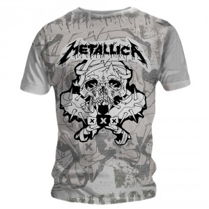 T-shirt Metallica - Fillmore Pushead Poster