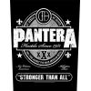 Back Patch Pantera - Stronger Than All