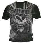 Guns N' Roses T-shirt - Faded Skull Allover