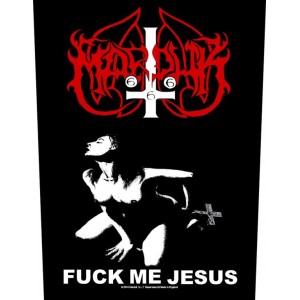 Back Patch Marduk - F**k Me Jesus