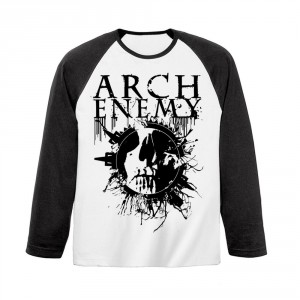 T-shirt Manches Longues Arch Enemy - Skull Baseball