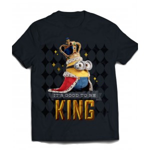 T-shirt Minions - Good To Be King