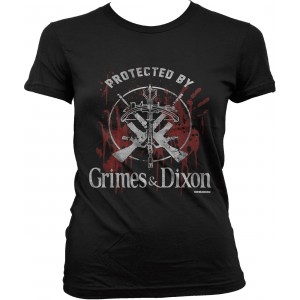 T-shirt The Walking Dead - Grimes & Dixon Protection - Femme