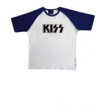 T-Shirt Kiss - Original Logo Blue