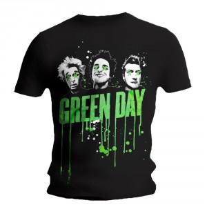 T-Shirt Green Day - Drips Mens