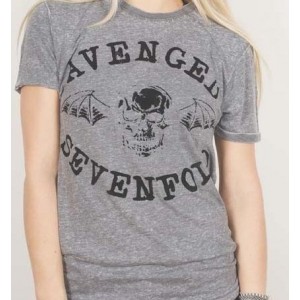 T-shirt Avenged Sevenfold - Classic Deathbat Grey