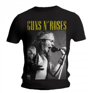 T-shirt Guns N Roses - Axl Live Profile