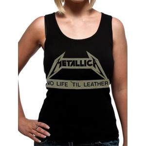 T-Shirt Metallica - No Life Till Leather - Femme