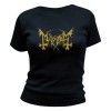 T-Shirt Mayhem - Gold Logo - Femme