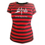 T-Shirt Sodom - In The Sign Of Evil Stripe - Femme